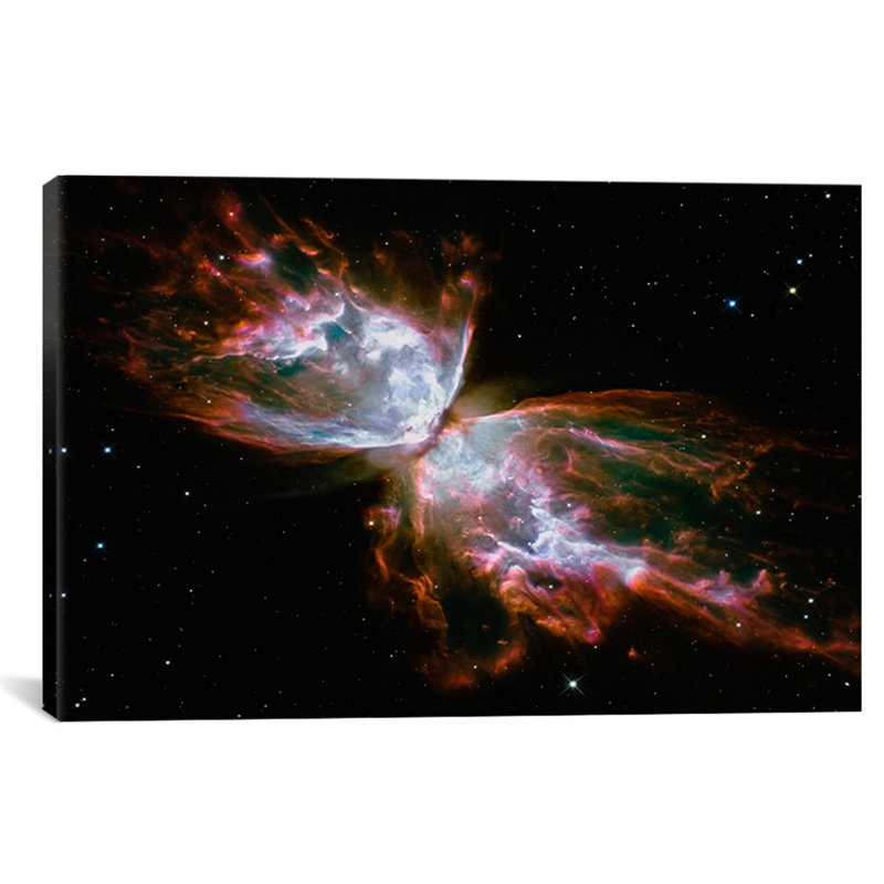 Astronomie et espace - reproduction de photo sur toile, H 26 po x l 40 po x p 1,5 po, Toile tendue, Pas de tapis