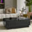 Black Coffee Table With Hidden Compartments And 2 Drawers For Primary Living Space Glossy Storage Extendable Top,