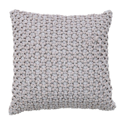 Housse et insert de coussin tressé carré