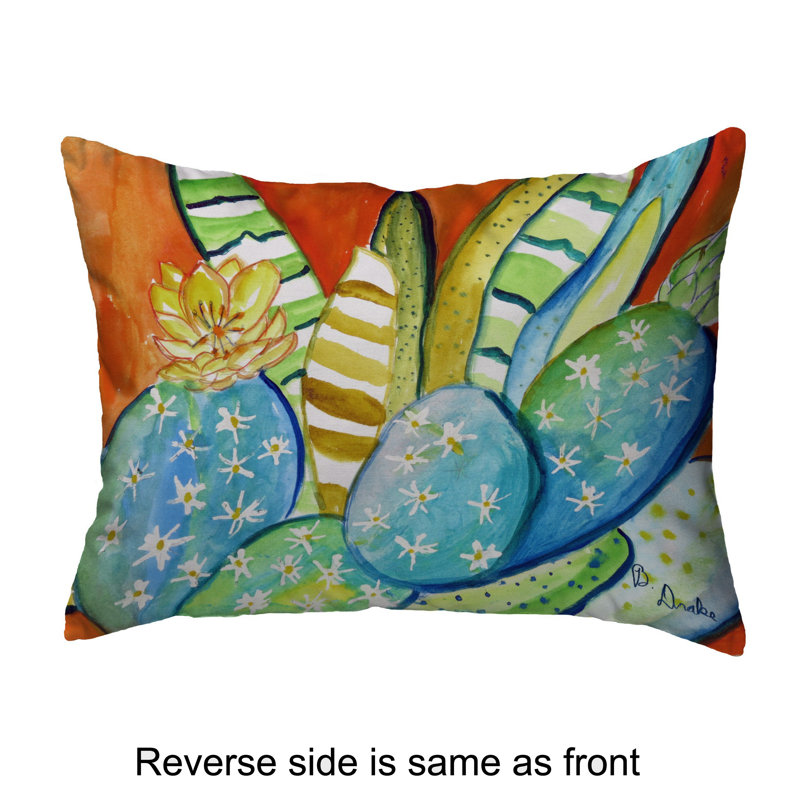 Cactus Iii Outdoor Rectangular Pillow Cover & Insert, 11" x 14"