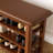Solid Wood Shoe Storage Bench - 47-Inch Height-2027891161