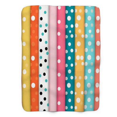 Spot Sparkle - 1 Piece Premium Sherpa Blanket