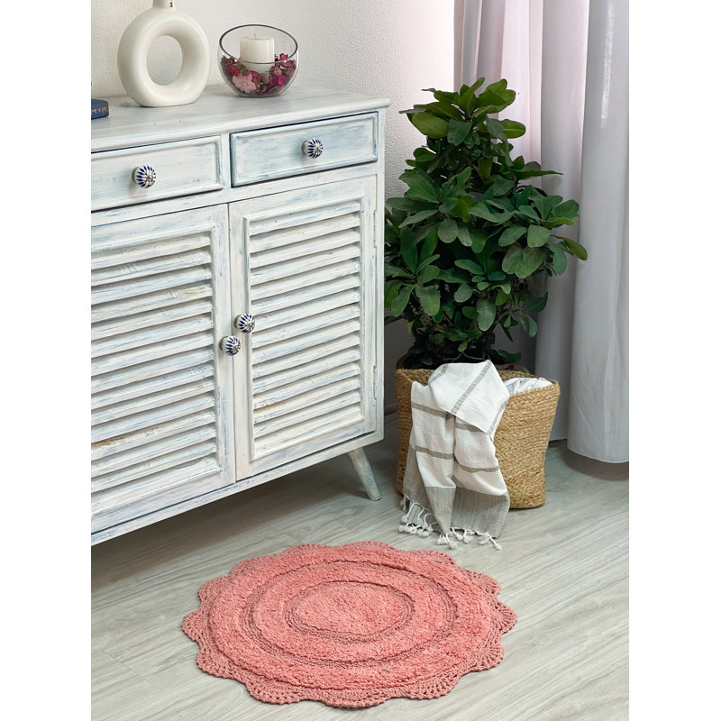 Casanova Non-Slip, Blush Pink, 24" L x 24" W