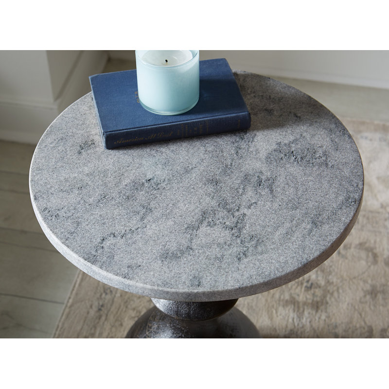 Palm Desert Marble End Table