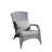 Patio Chair With Cushions( Grey Cushion), Chair-623564190-623564176