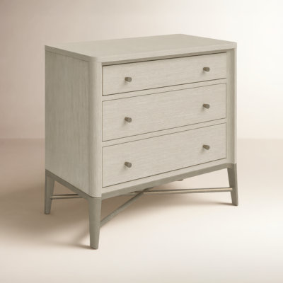 Regan 3-Drawer Oak Nightstand