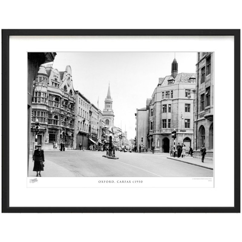 Oxford, Carfax C1950 by Francis Frith - Single Picture Frame Print, 40cm H x 50cm W x 2.3cm D