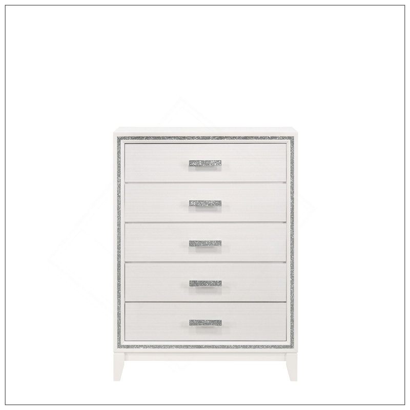Commode blanche Haiden, Blanc