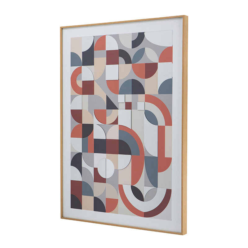 Miroir encadré 23,8 x 33,6 x 1,6 po