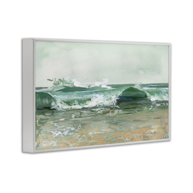«Breaking Waves Seascape», estampe numérique, conception de Brook Page, H 20 po x l 30 po