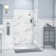 FlexStone Elegance 3-Panel 48"W x 36"D x 80"H Alcove Shower Surround