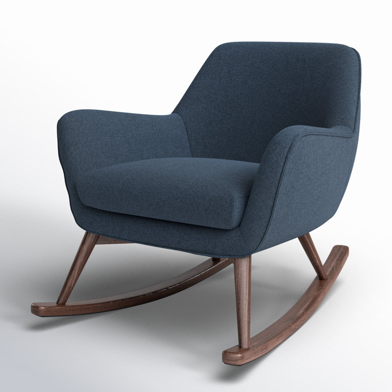 Chaise berçante Tye, Bleu