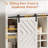 Rustic Farmhouse Sideboard Buffet Cabinet, Features Sliding Barn Door, Three Spacious Drawers-1378671149-1378671139