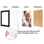 Cadre photo - Ensemble de 5 - Cadre photo avec plexiglas poli pour table et mur-101476097-101476088