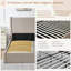 Lit plateforme tapissier avec rangement Braya Luxury Boucle-123040672-123040675