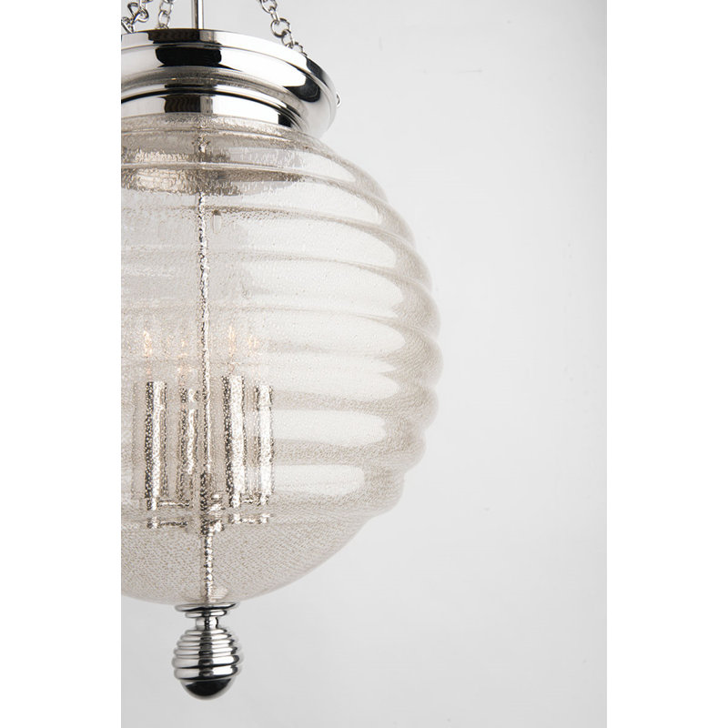 Coolidge 1 - Light Pendant, 27" H x 14" W, Polished Nickel