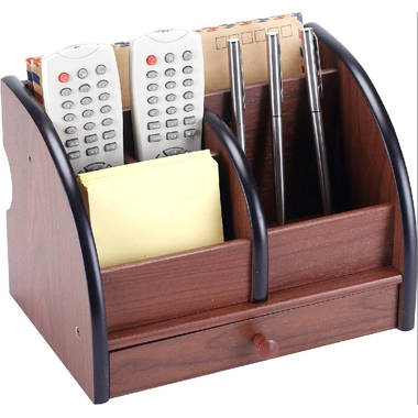 Aothia Desk Organizer, Office Accessories Storage with Magnetic (Black)