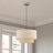 Bellingham Antique Gold Leaf Pendant-1425933114