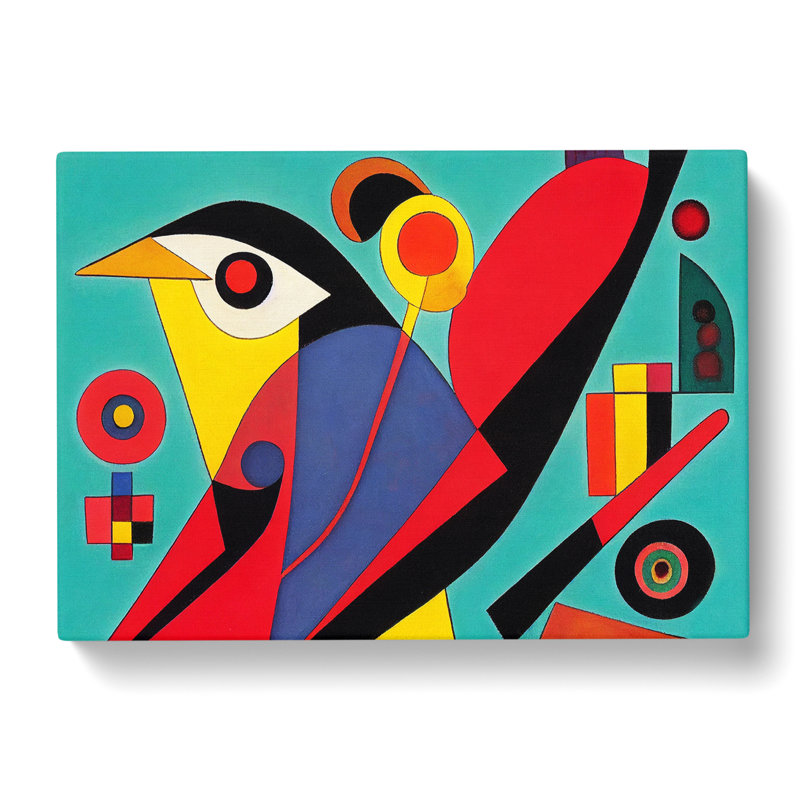 Crow Bird Abstract Vol.1 - Wrapped Canvas, 50cm H x 76cm W x 3cm D