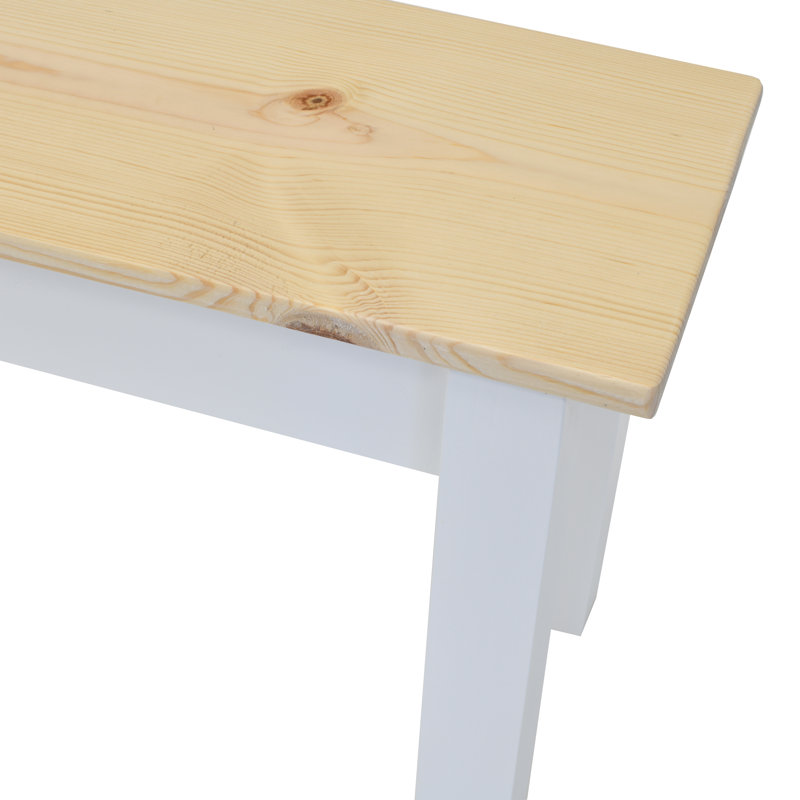 Jarrard Solid Wood Bench, 17" H x 30" W x 12" D