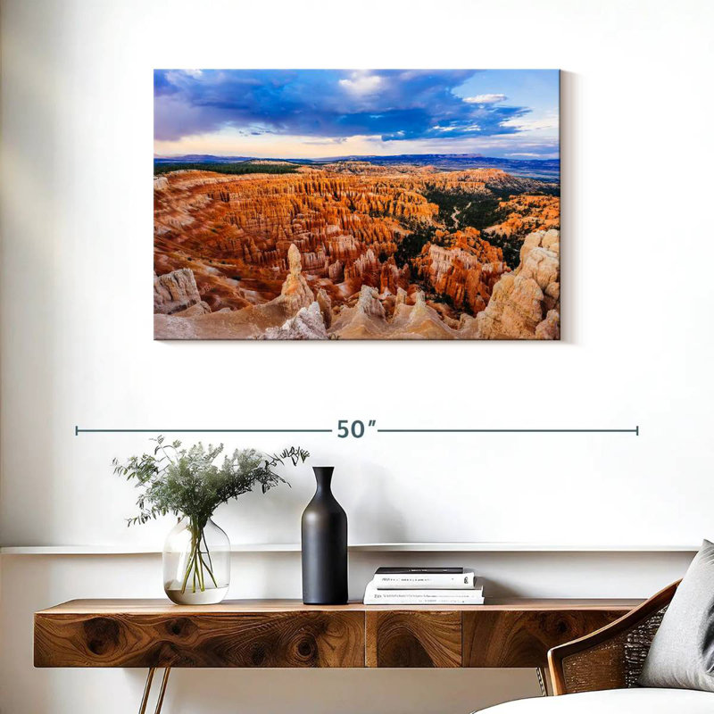 Vue de l'amphithéâtre Alvord Bryce Canyon, H 24 po x l 36 po
