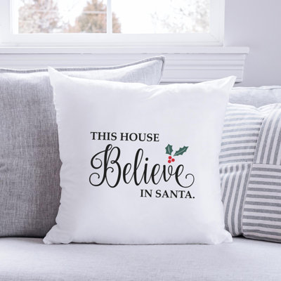 Christmas Sign-09 Reversible Throw Pillow