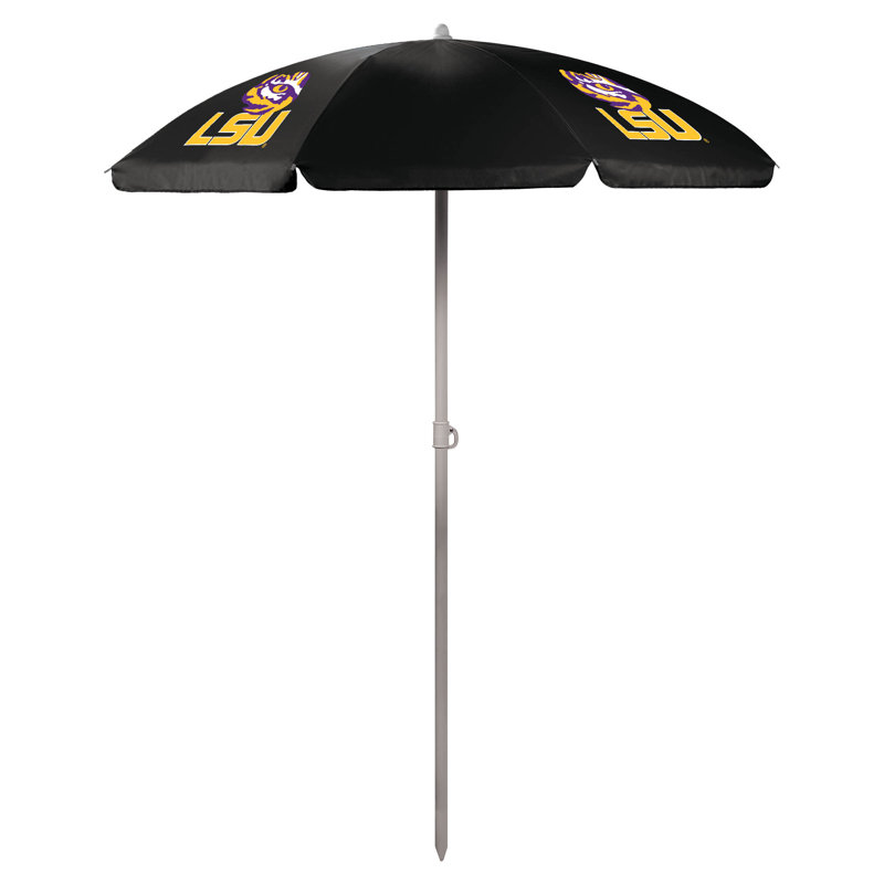 Parasol de plage 5,5 pi Ncaa, Noir, Louisiana State