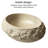 [18'' Irregular Oval Resin Bathroom Sink]– Stone Pattern Artistic Vessel Basin | No Faucet | Compact Small Space Design​-118848982