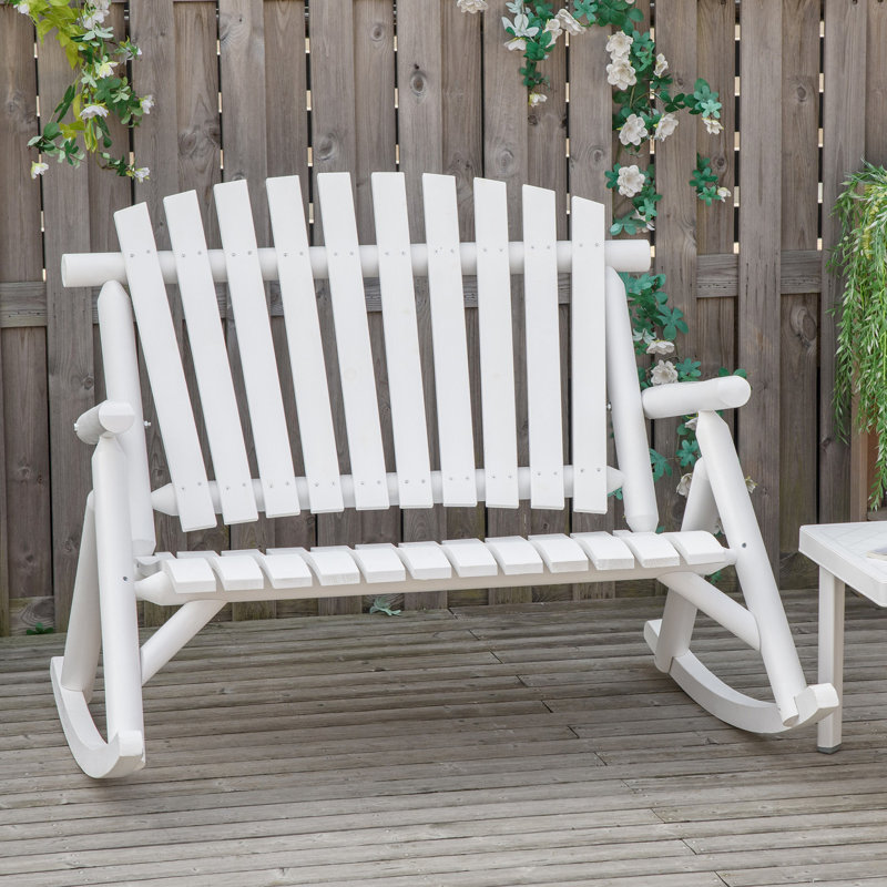 Chaise berçante White Garden