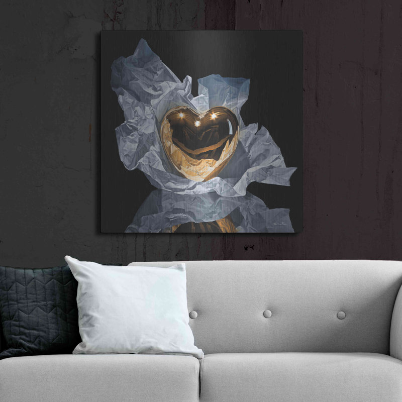 «Heart Of Gold» par François Chartier, H 36 po x l 36 po