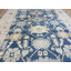 Tapis bleu marine unique de 9 pi 1 po x 12 pi 1 po