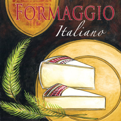 Italian Cheese - Wrapped Canvas Painting