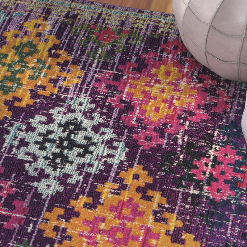 Isabea Performance Geometric Rug, Rectangle 8' x 10'