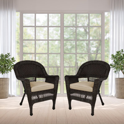 Chaise de patio avec coussins Burrowes