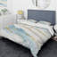 Abstract Drift v2 - Ensemble de housse de couette Posh & Lux - Microfibre de polyester-38757492