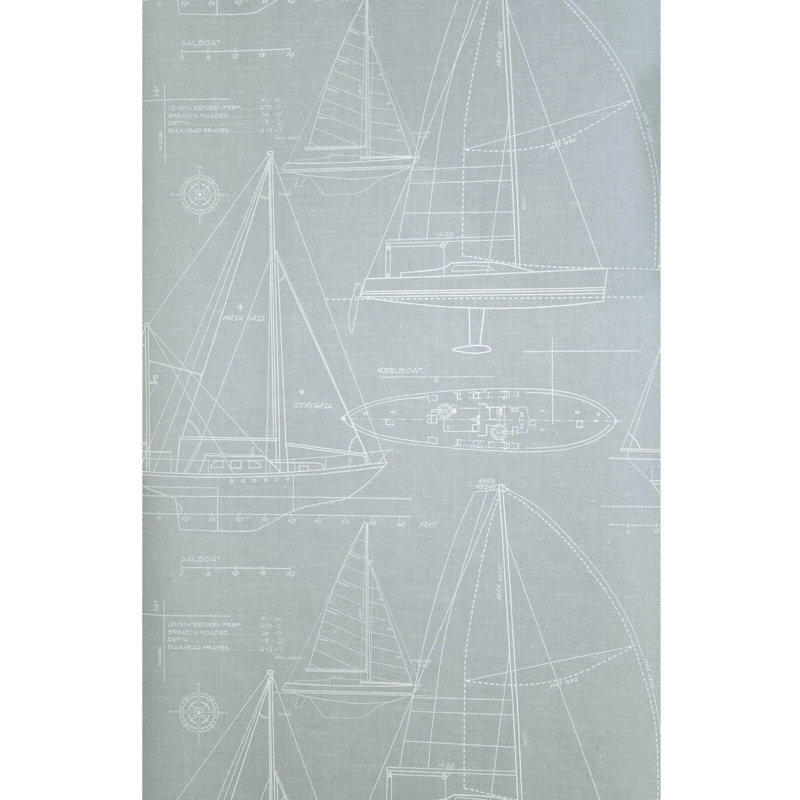 Rouleau de papier peint bleu marine