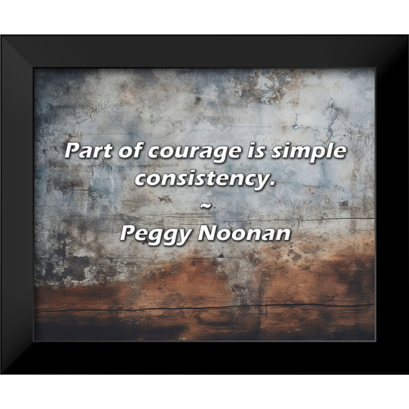 Citation de Peggy Noonan: Une partie du cour est la simplicité.