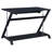 Black Computer Desk with Keyboard Tray