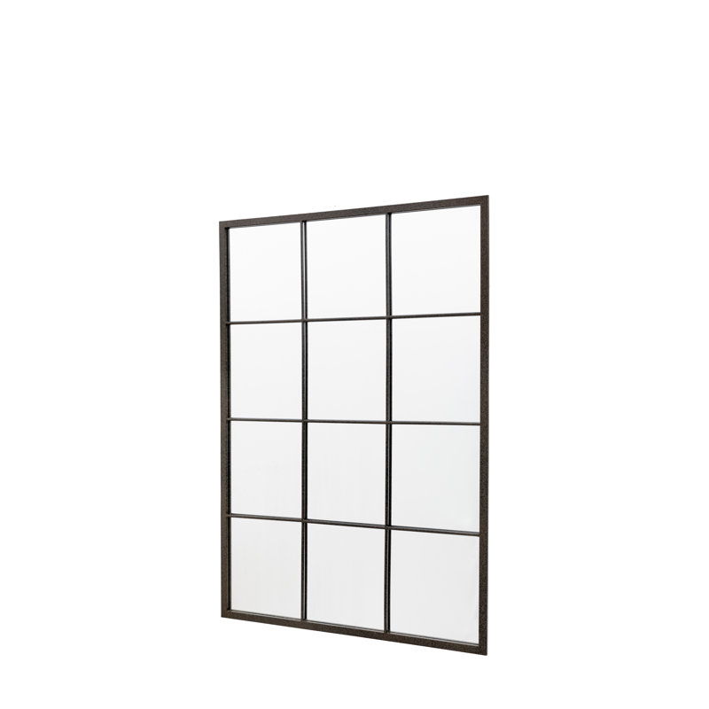 Elata Metal Flat Wall Mirror, 80cm H x 110cm W