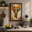Ornamental Elephant Facing Eclectic - Wrapped Canvas-1572127388-1572127377