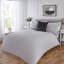 Bedford Grey Waffle Duvet Set    -124405986