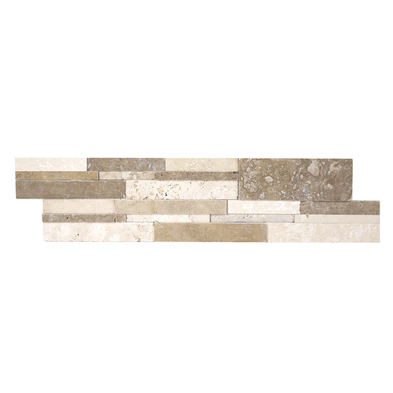 6 in. x 24 in. Honed Natural Stone Ledger Panel Wall Tile, Savile Court