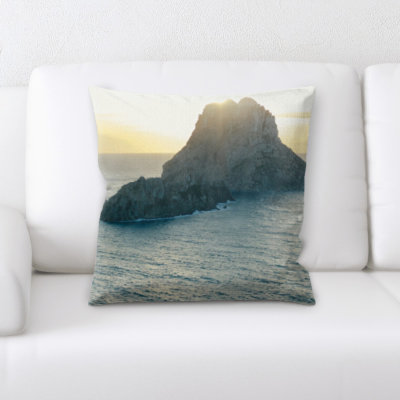 Calla Microsuede Reversible Throw Pillow