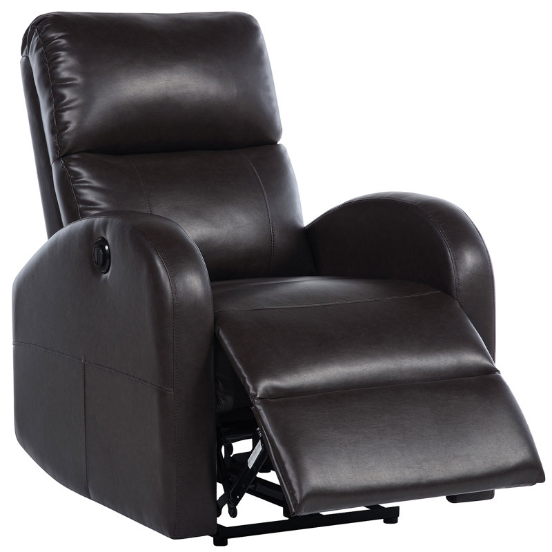 Fauteuil inclinable électrique Meglia, Brun
