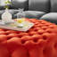Grand repose-pieds rond en velours Performance-1470650298
