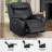  Edder Leather Power Home Theater Recliner Chair with USB Port-1784642591