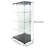 4-Shelf Glass Display Cabinet With Mirror Back Panel, Glass Display Case Curio Cabinets With 2 Door And Lock Tempered Glass Floor Standing Bookshelf, 65”X 32”X 14”-111121899