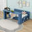 Multifunctional Daybed with Drawers and Desk,Shelves-423747373-423747375