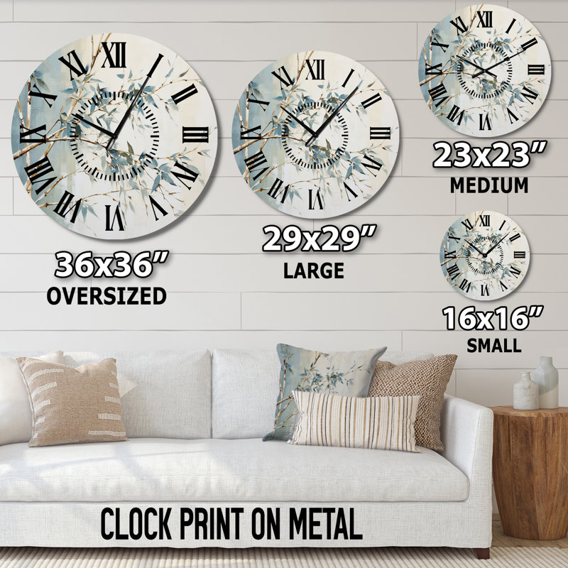 Horloge murale Green Zen Moment, Grand