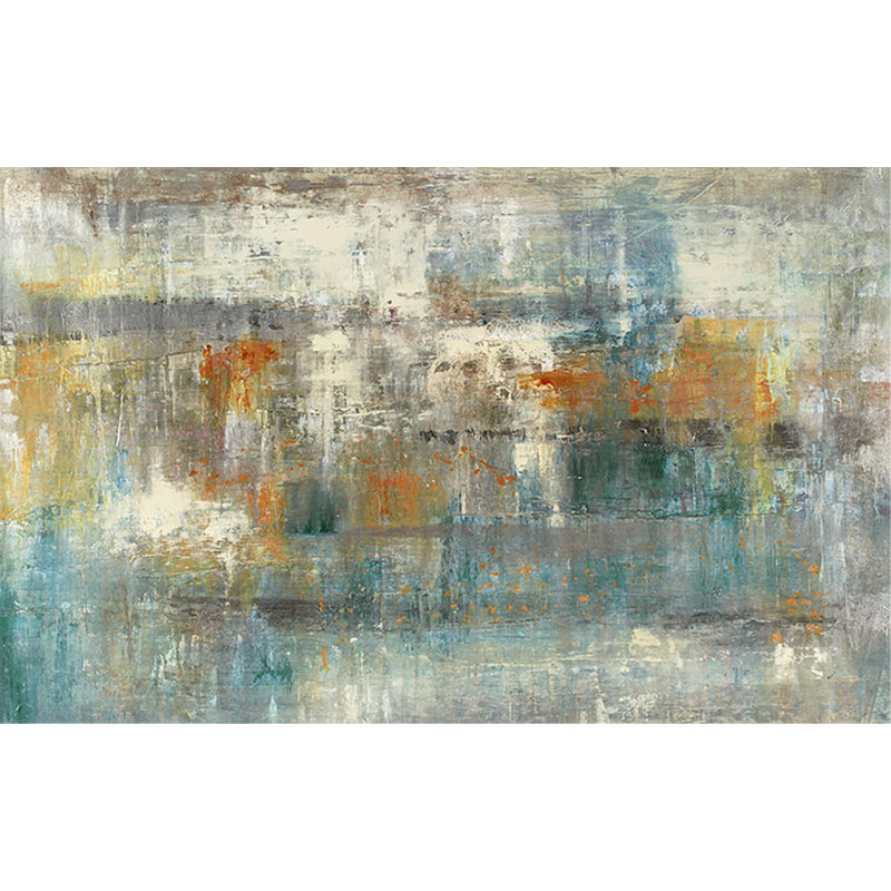 Impulse Beams Painting by Alexys Henry, 30" H x 48" W, Knife Gel